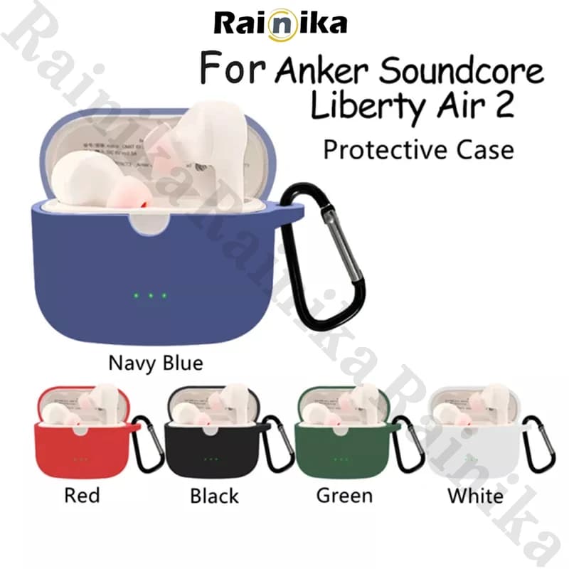 کاور رینیکا مدل Lib Air2 مناسب برای کیس هدفون بی سیم انکر SoundCore Liberty Air 2 — تصویر ۲