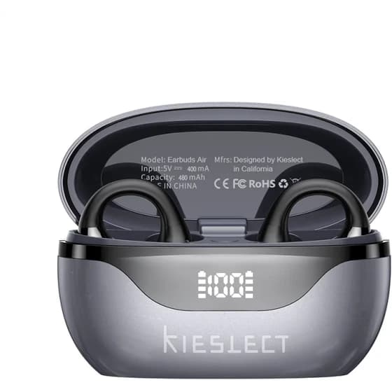 هدفون بلوتوثی شیائومی مدل Kieslect Earbuds Open {مشکی}