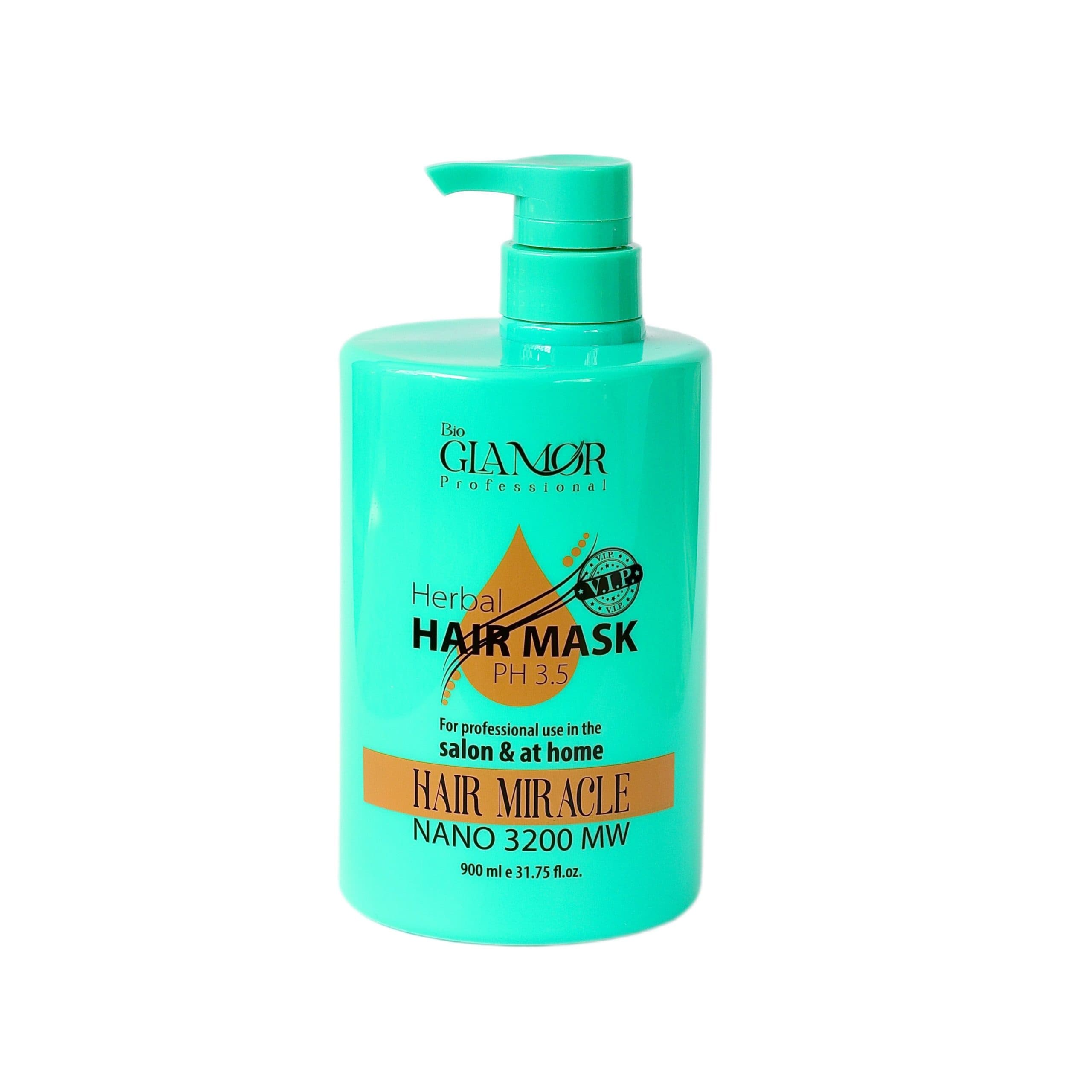 ماسک مو بدون سولفات گلامور HAIR MIACLE حجم 900 میلی لیتر