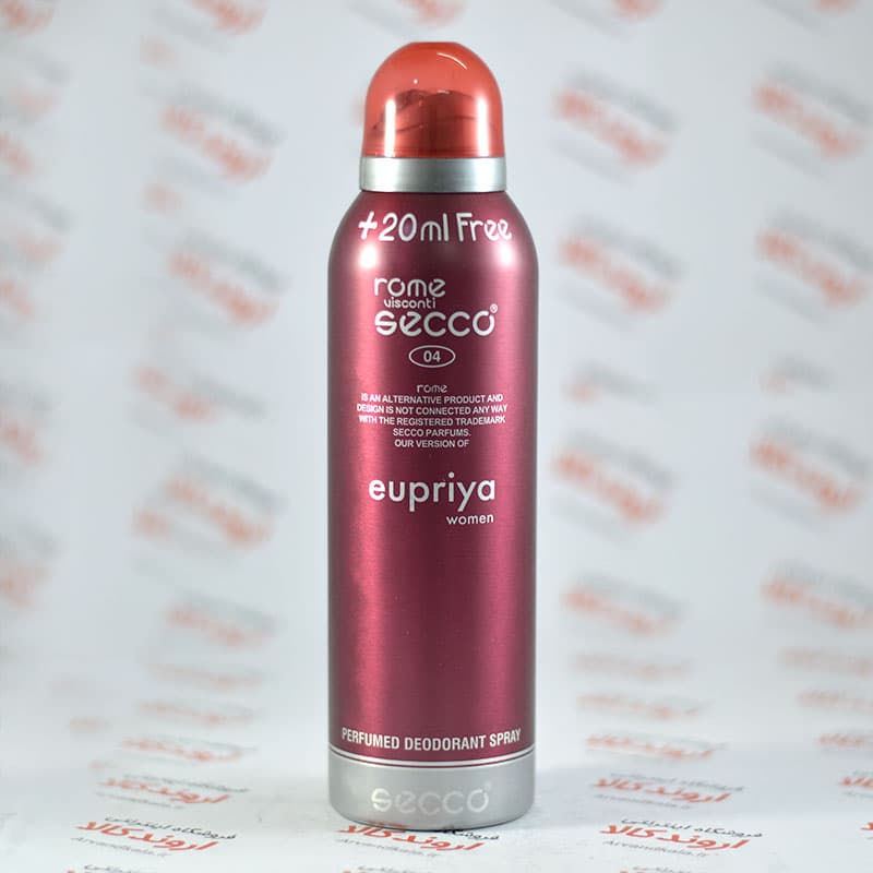 اسپری بدن سکو Secco مدل Eupriya — تصویر ۳