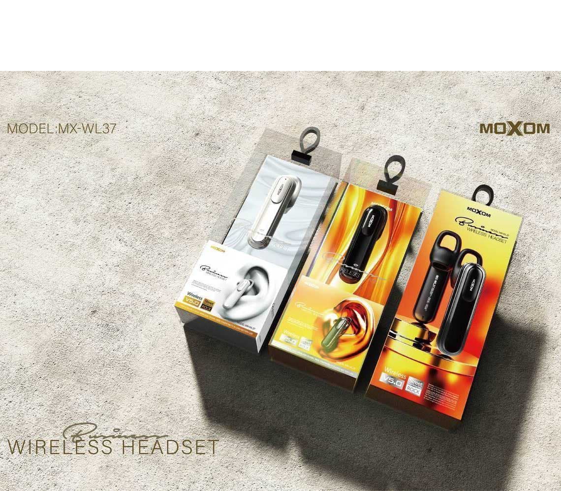 بلوتوث تک گوش MOXOM مدل MX-WL37 — تصویر ۴
