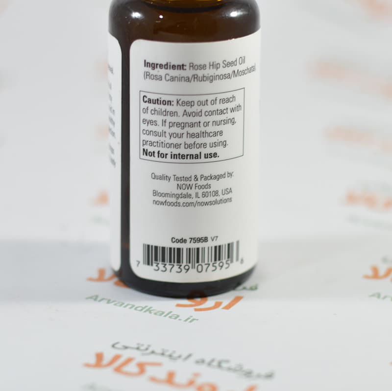 روغن دانه رز هیپ Now foods مدل Rose Hip Seed Oil — تصویر ۲