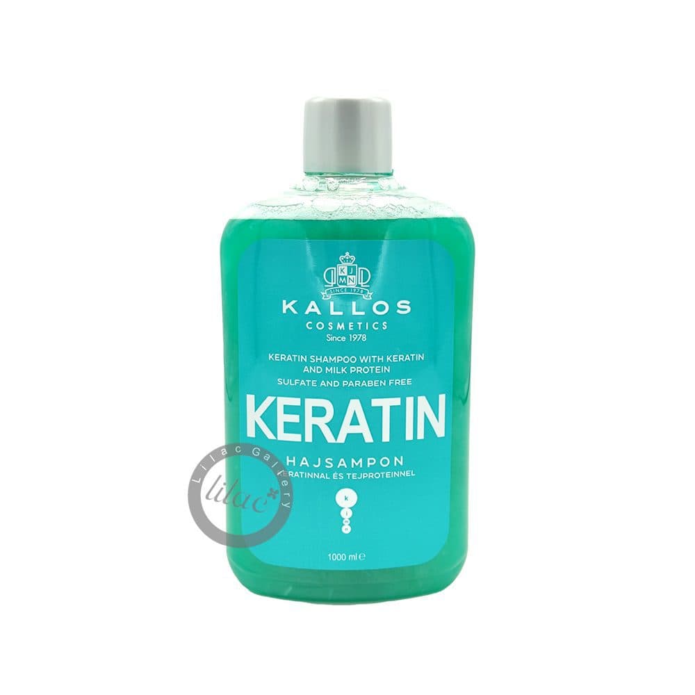 شامپو بدون سولفات کالوس مدل KERATIN حجم 1000 میلی لیتر