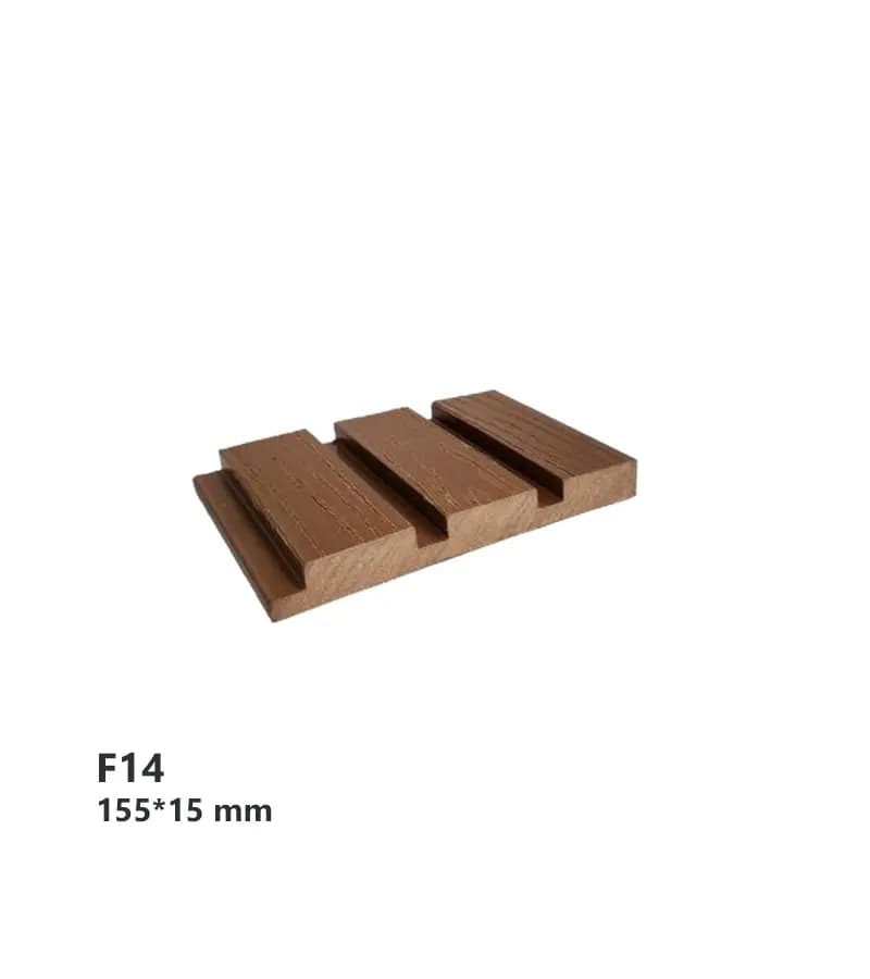 دیوارپوش چوب پلاست دکینگ وود مدل F14