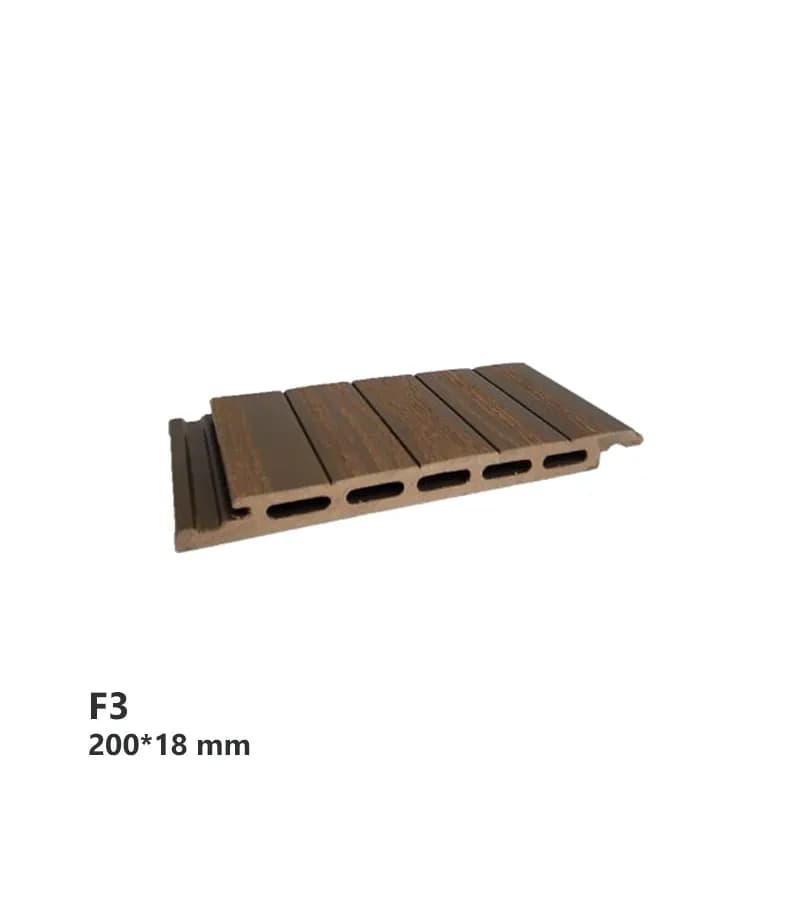 دیوارپوش چوب پلاست دکینگ وود مدل F3