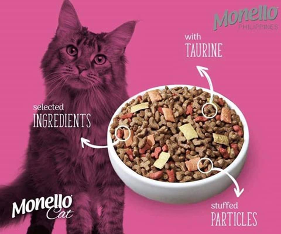 غذای خشک گربه مونلو میکس طعم مرغ و تن و سالمون وزن 15 کیلوگرم (بسته بندی اصلی) Monello Mix — تصویر ۵