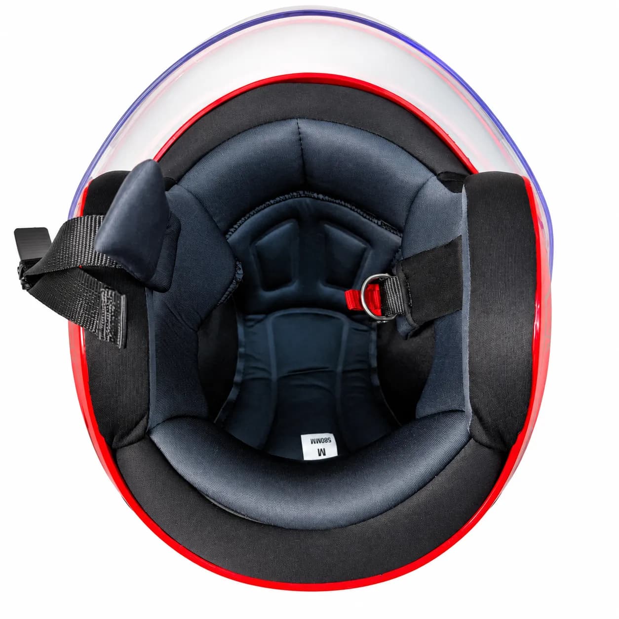 کلاه کاسکت بچگانه بدون فک استیل برد مدل PANDA RED — تصویر ۶