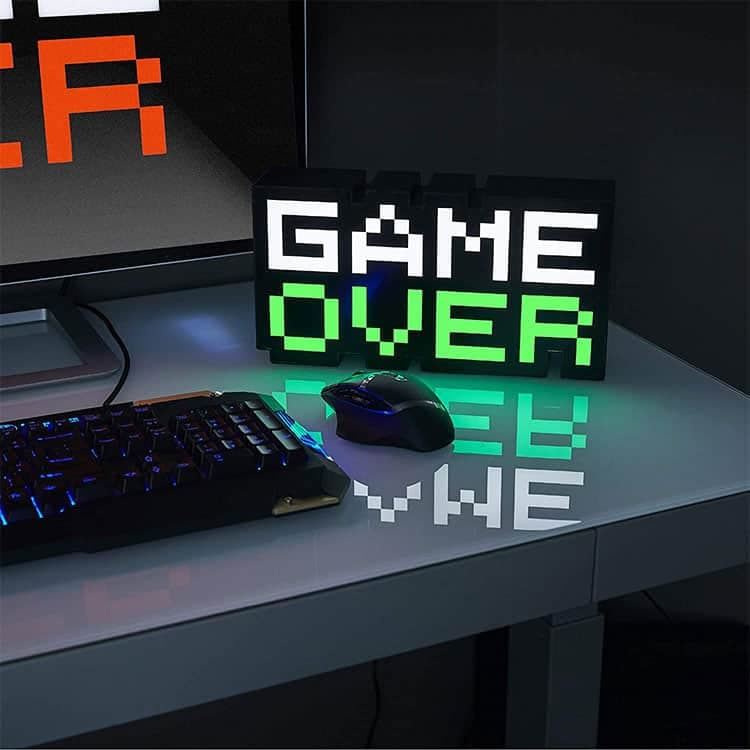 لامپ Paladone طرح GAME OVER — تصویر ۲