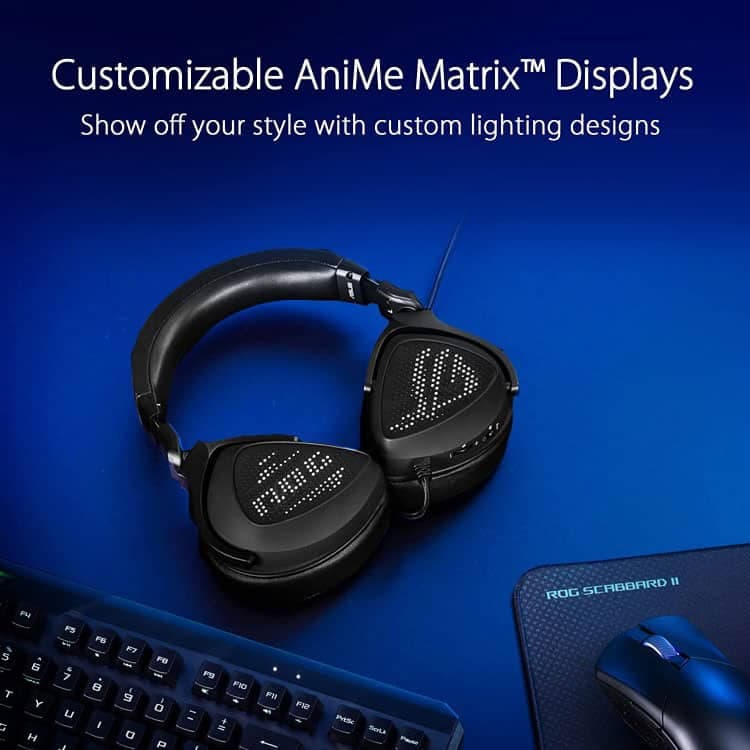 هدست با سیم ASUS ROG Delta S Animate – مشکی — تصویر ۵