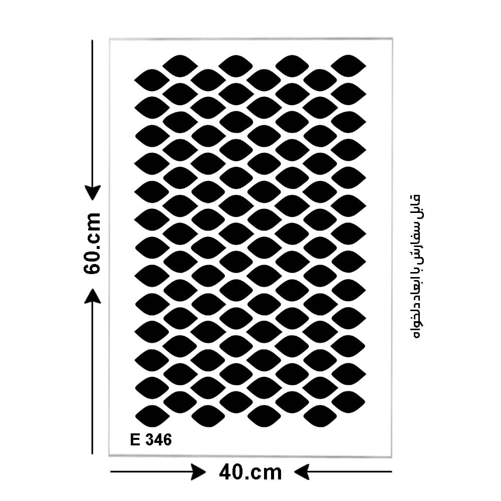 شابلون طرح پرشین کد E 346 ابعاد 40*60