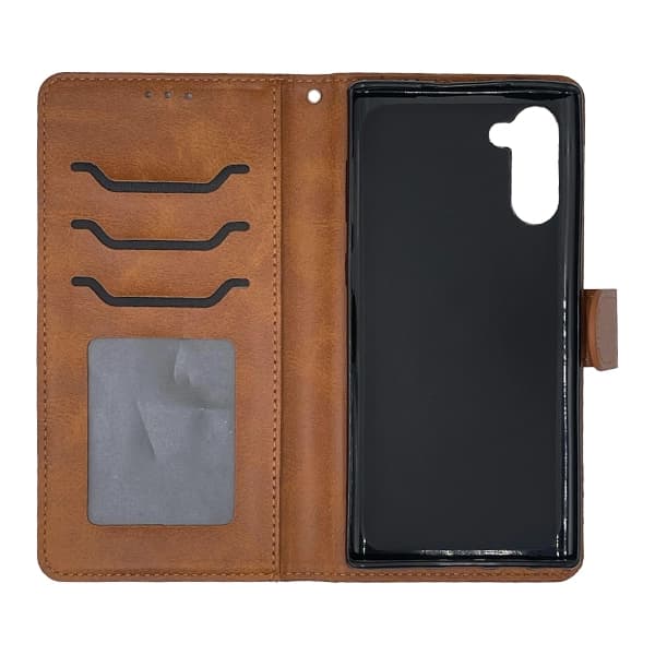 کیف چرمی کلاسوری سامسونگ Note 10/N970 بند دار — تصویر ۴