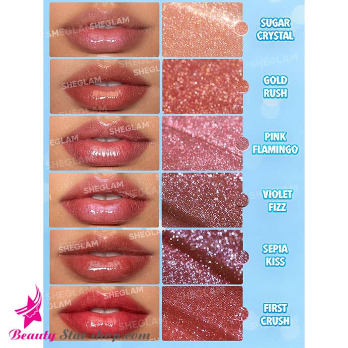 رژلب حجم دهنده شاین دار استیکی شیگلم مدل Pout-Perfect Shmmer Lip Plumper — تصویر ۲