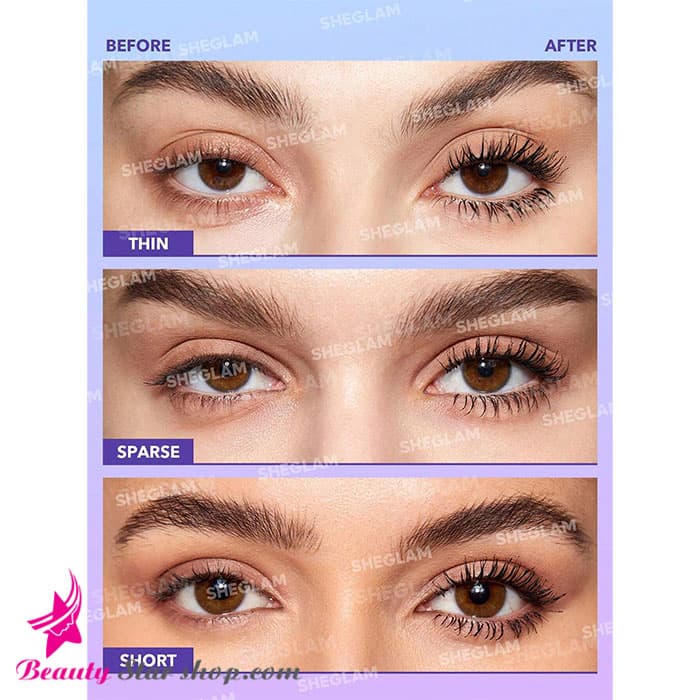 ریمل حجم دهنده شیگلم مدل Flutter Wink Volumizing Mascara — تصویر ۴