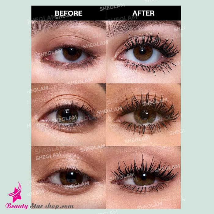 ریمل دو سر ضد آب و حجم دهنده و بلند کننده شیگلم مدل ALL-IN-ONE VOLUME & LENGTH MASCARA — تصویر ۶