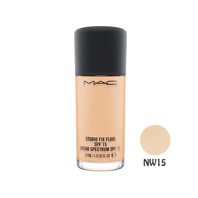 کرم پودر فلوئید استودیو فیکس مک MAC Studio Fix Fluid Cream Foundation SPF15 NW15