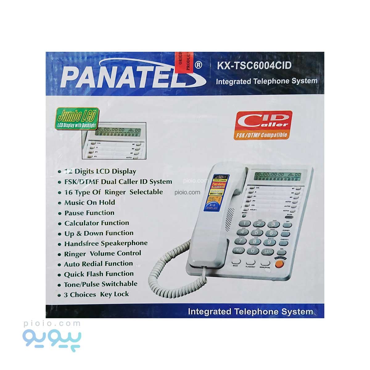 تلفن پاناتل مدل KX-TSC6004CID — تصویر ۳