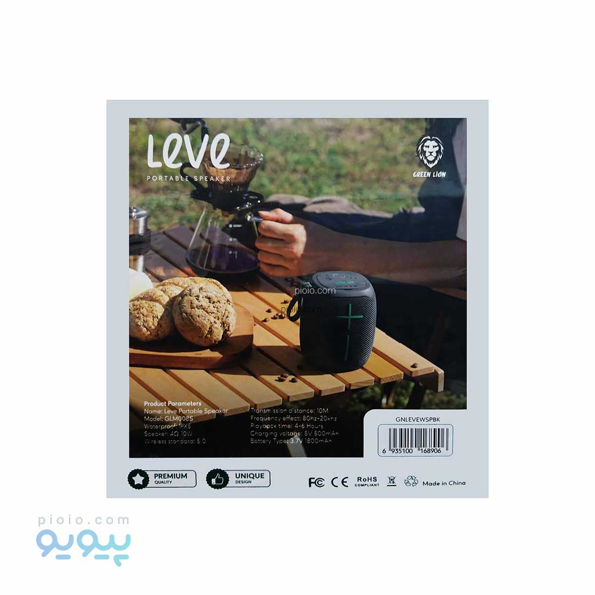مینی اسپیکر Green Lion Leve تک و عمده — تصویر ۲