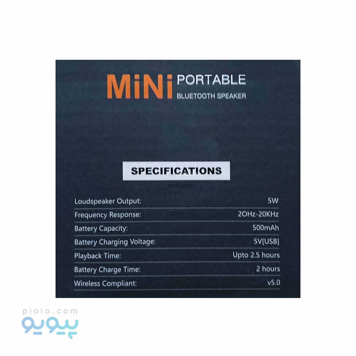 مینی اسپیکر بلوتوثی L59 تک و عمده — تصویر ۳