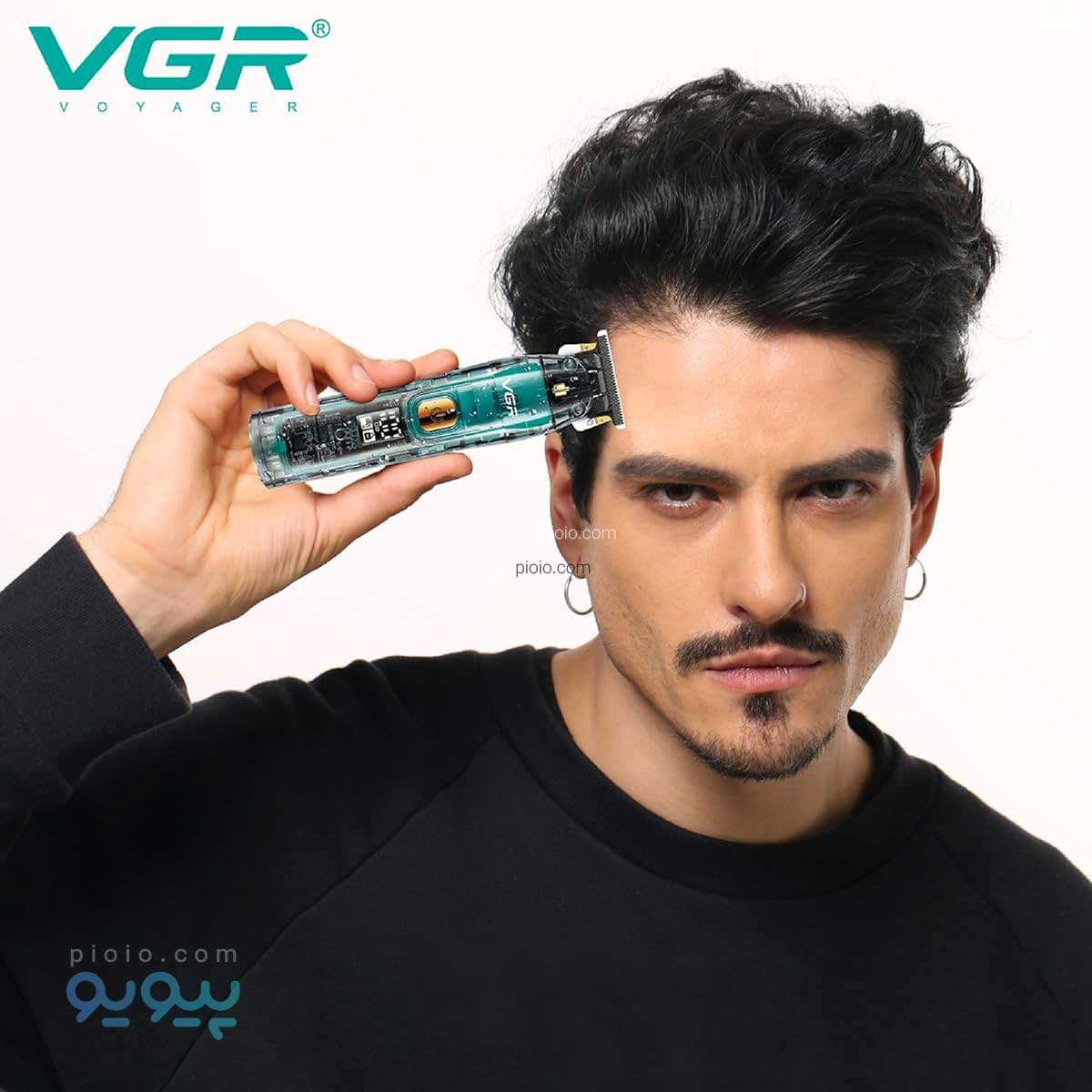 ماشین اصلاح موی سر و صورت وی جی آر VGR-961 — تصویر ۸