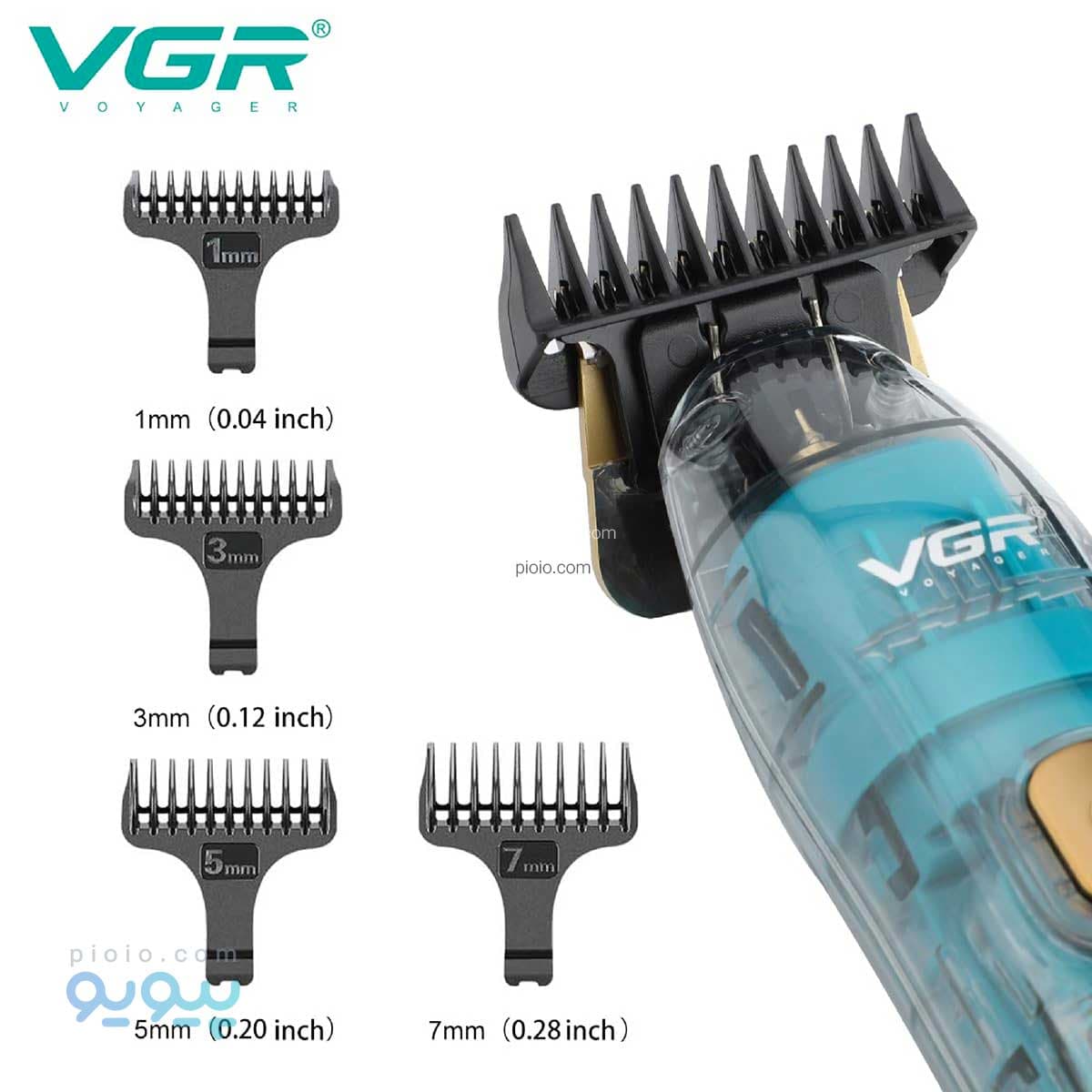 ماشین اصلاح موی سر و صورت وی جی آر VGR-961 — تصویر ۶
