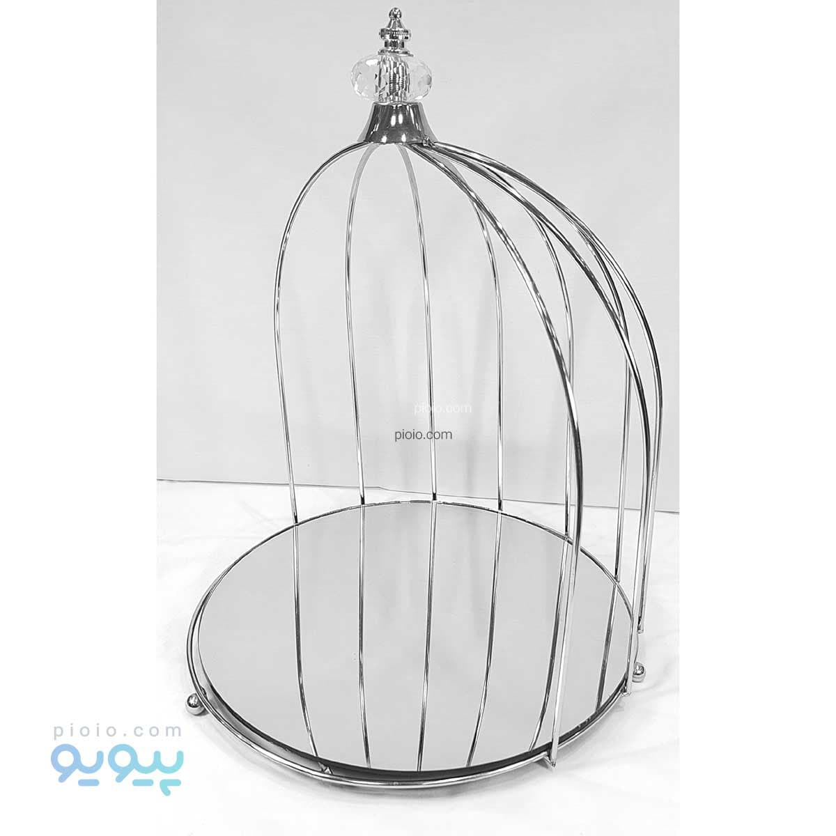 استند فلزی کف آینه ای طرح قفس — تصویر ۲