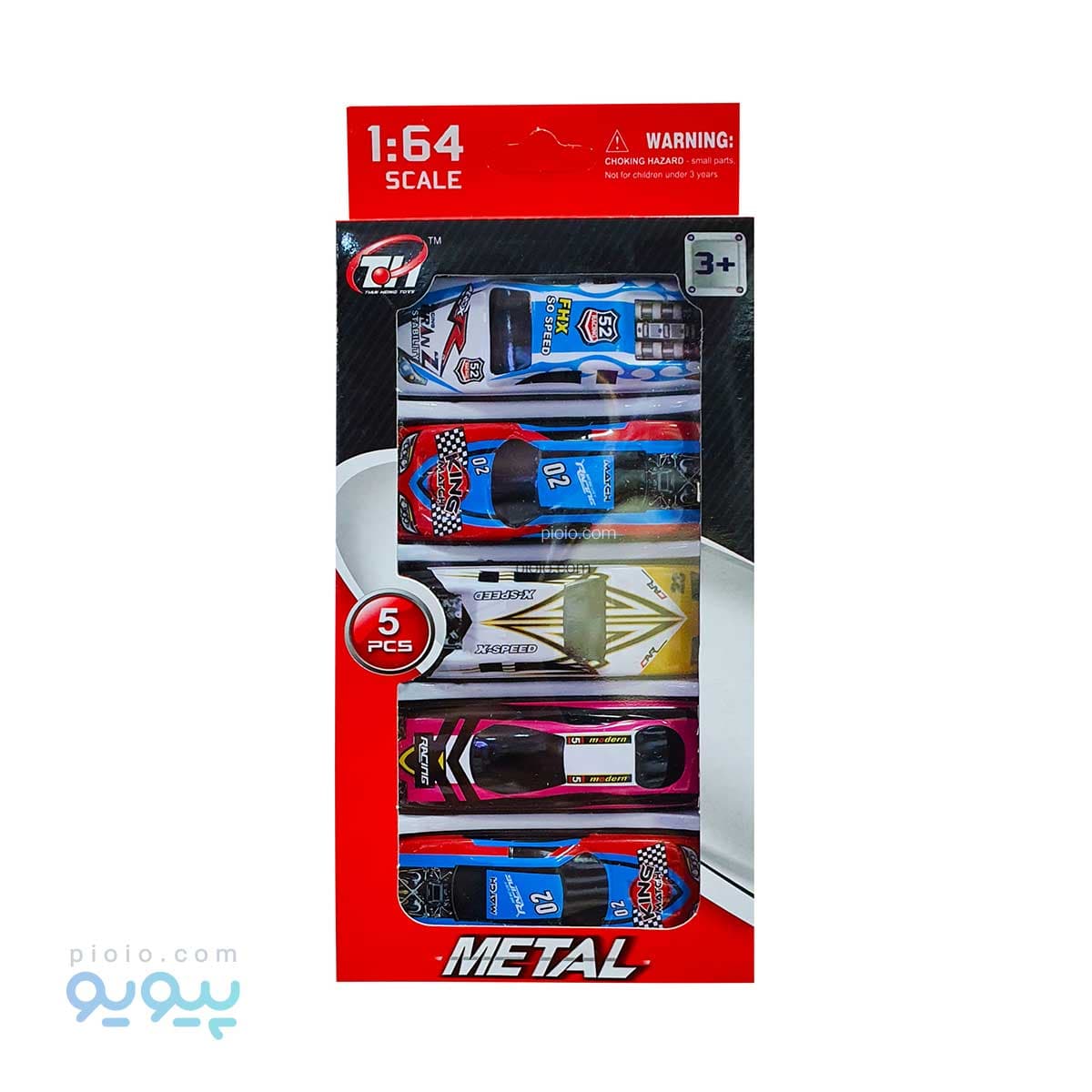 ست اسباب بازی ماشین مسابقه آیتم TH681 تک و عمده