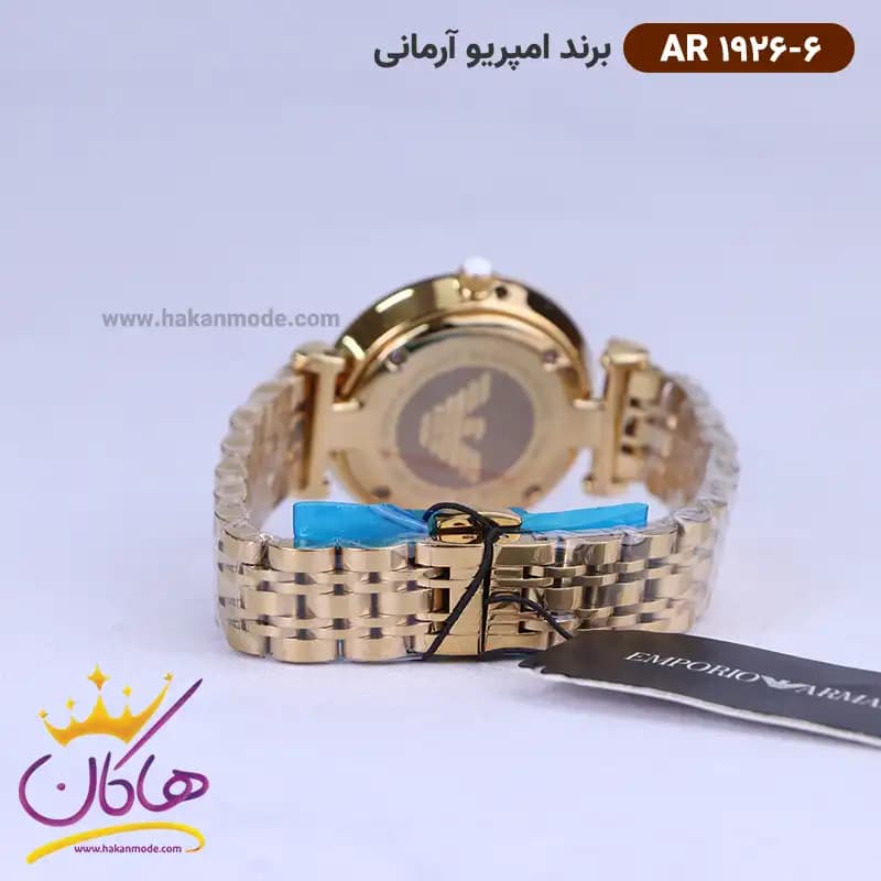 ساعت امپریو آرمانی زنانه استیل طلایی AR 1926/6 — تصویر ۳