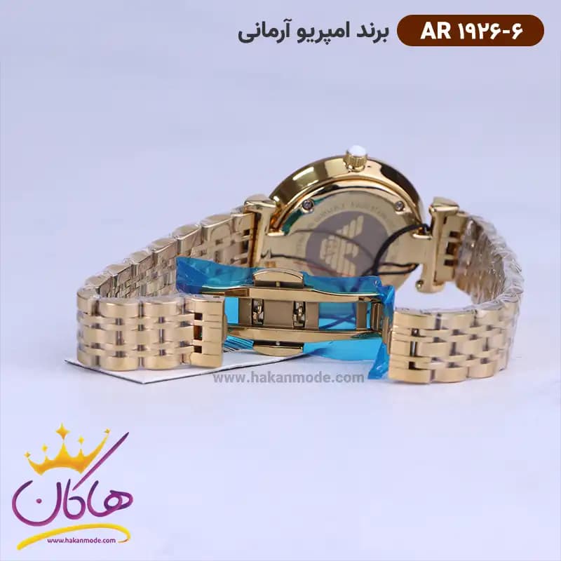 ساعت امپریو آرمانی زنانه استیل طلایی AR 1926/6 — تصویر ۲