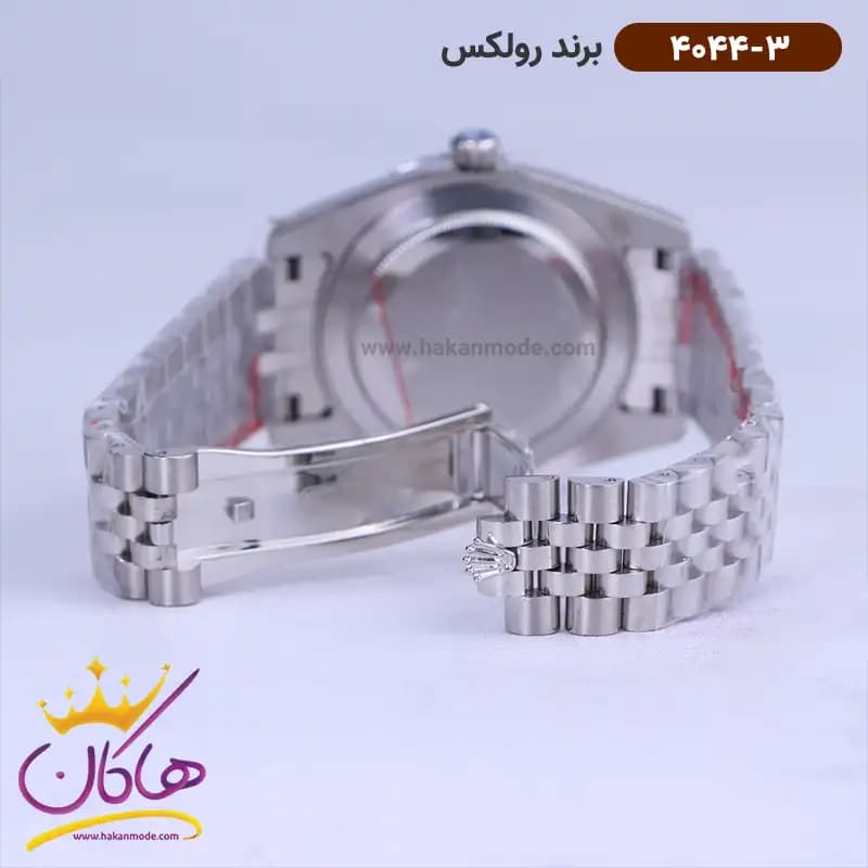 ساعت رولکس مردانه فلزی نقره ای دیجاست 4044/3 — تصویر ۲