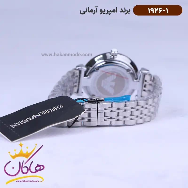ساعت امپریو آرمانی زنانه استیل نقره ای AR 1926/1 — تصویر ۳