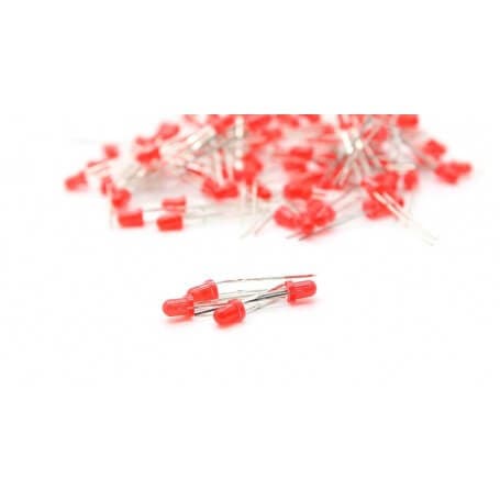 LED قرمز مات 3mm