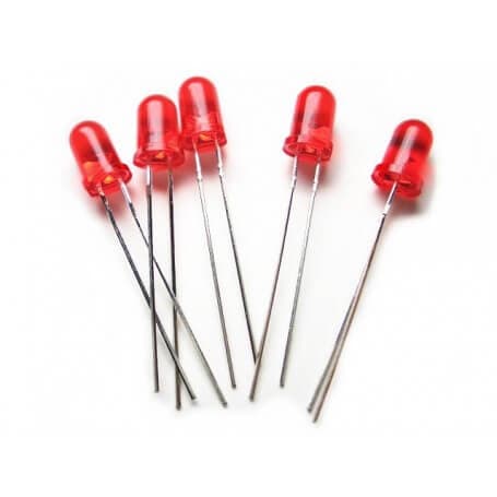 LED قرمز 5mm