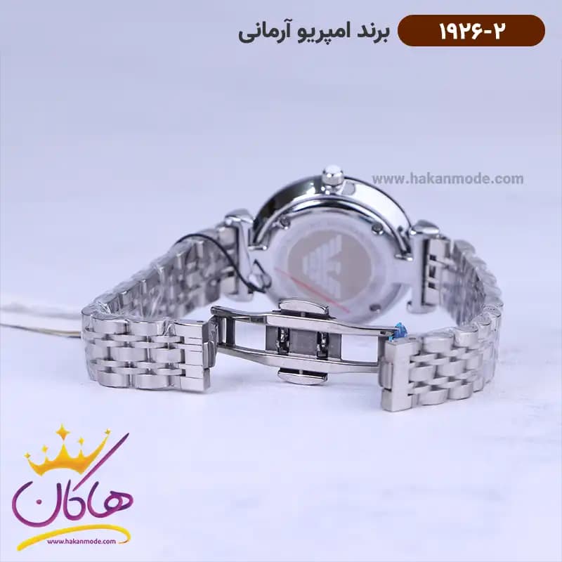 ساعت امپریو آرمانی زنانه استیل نقره ای AR 1926/2 — تصویر ۲