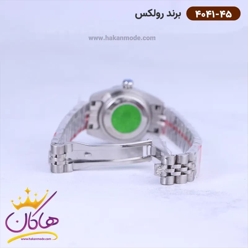 ساعت رولکس زنانه فلزی دیت جاست نقره ای 4041/45 — تصویر ۲