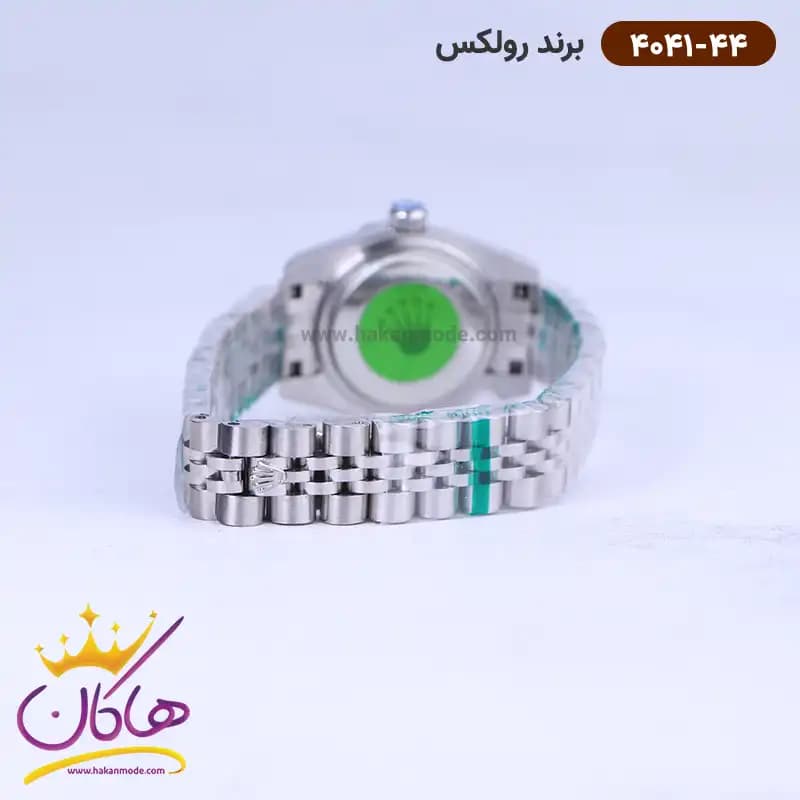 ساعت رولکس زنانه فلزی دیت جاست نقره ای 4041/44 — تصویر ۳