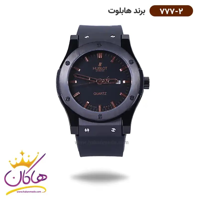 ساعت هابلوت مردانه بند رابر مشکی 777/2