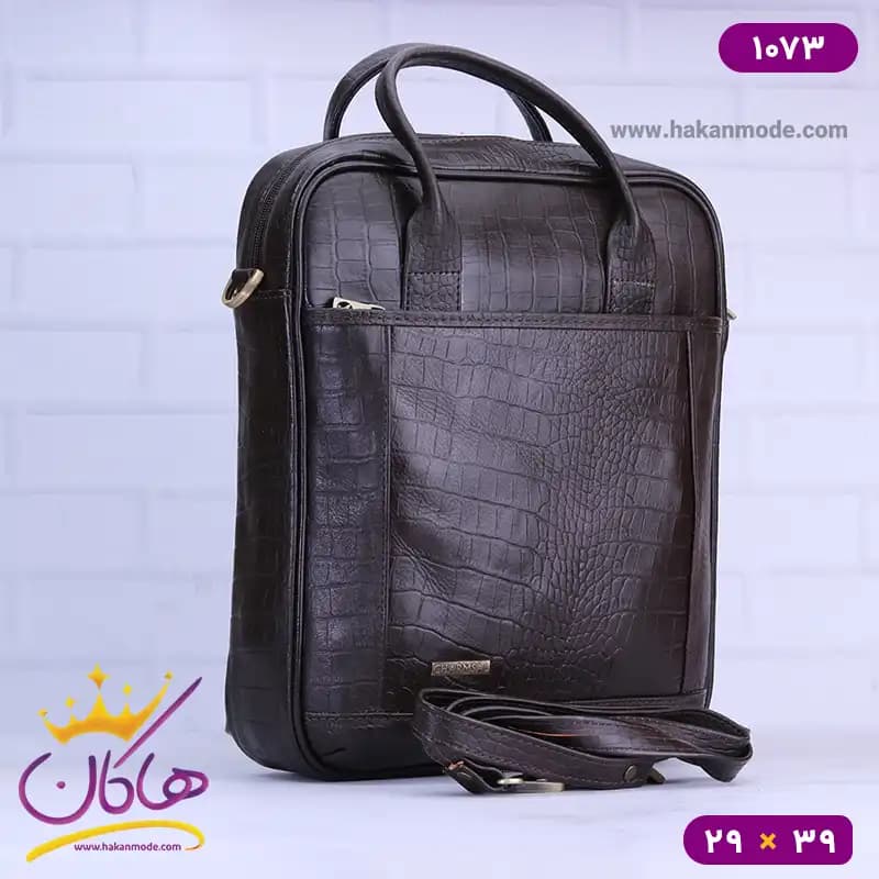 کیف ایستاده دوشی چرم چرمسال 1073 — تصویر ۶