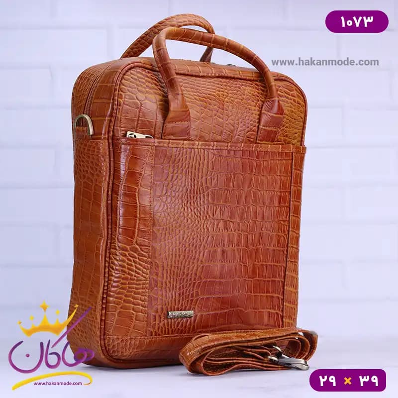کیف ایستاده دوشی چرم چرمسال 1073 — تصویر ۴