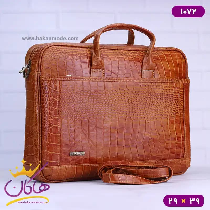 کیف اداری دوشی چرم چرمسال 1072 — تصویر ۴