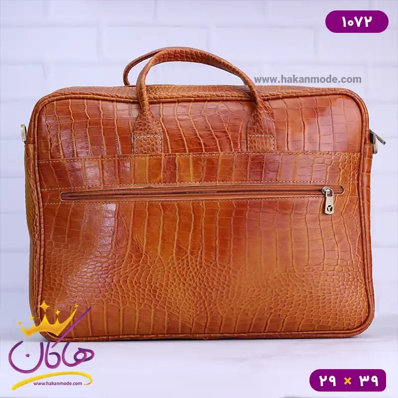 کیف اداری دوشی چرم چرمسال 1072 — تصویر ۳