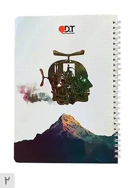 دفتر مشق 100 برگ دروس طلایی طرح فانتزی — تصویر ۳
