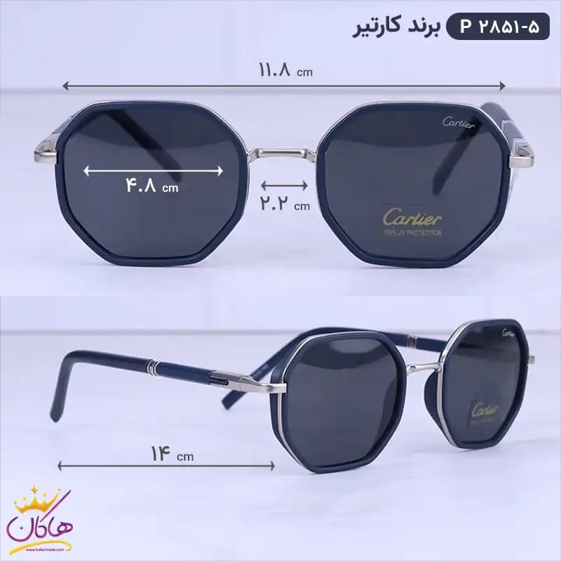 عینک آفتابی کارتیر مردانه پلاریزه P 2851/5 — تصویر ۲