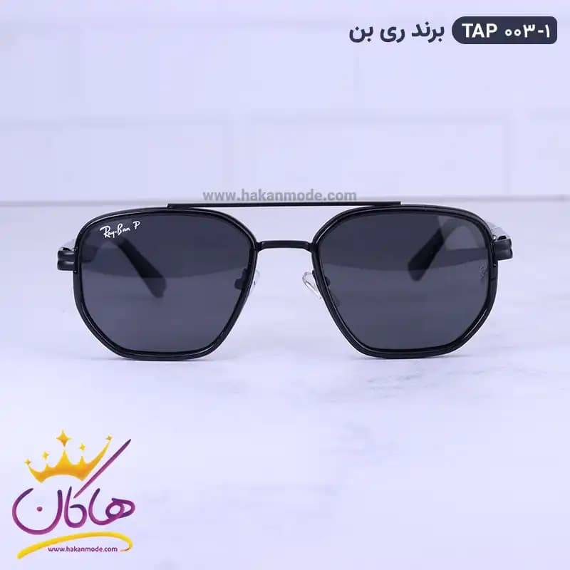عینک آفتابی ری بن مردانه مشکی TAP 003/1