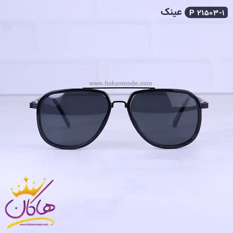 عینک آفتابی مردانه تمام مشکی D 21503/1