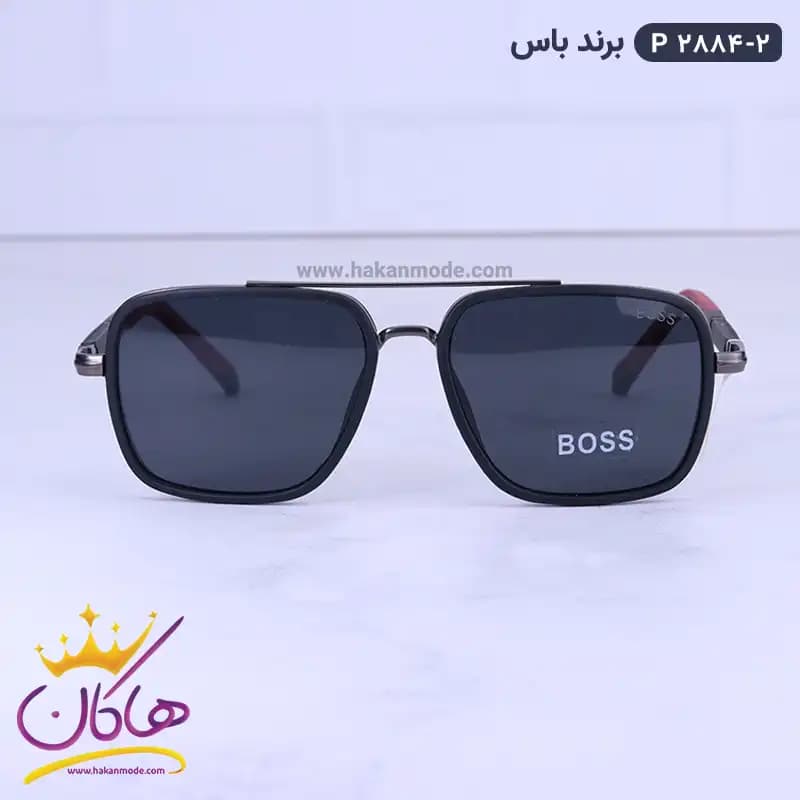 عینک آفتابی باس مردانه مشکی P 2884/2