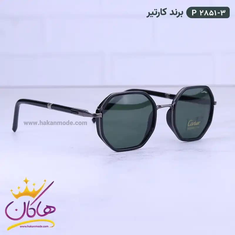 عینک آفتابی کارتیر مردانه دودی P 2851/3 — تصویر ۳
