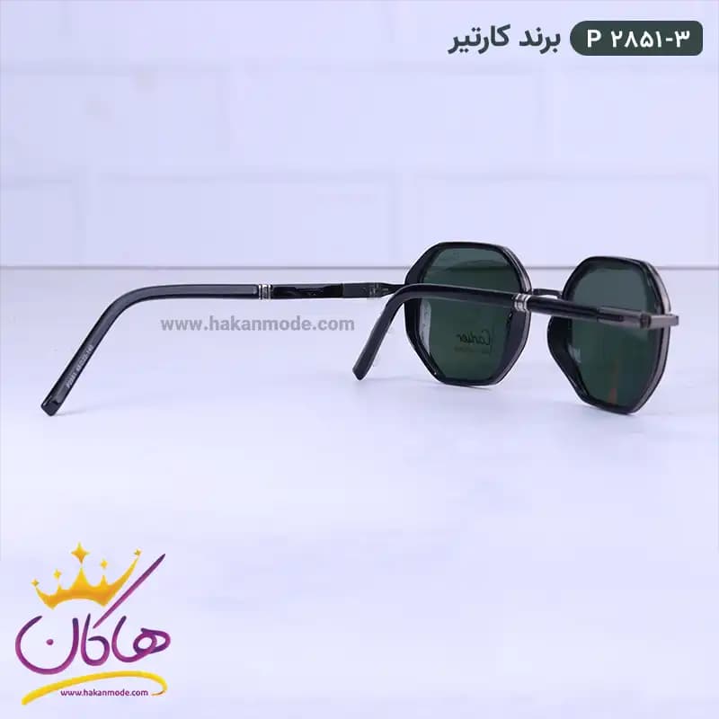 عینک آفتابی کارتیر مردانه دودی P 2851/3 — تصویر ۴