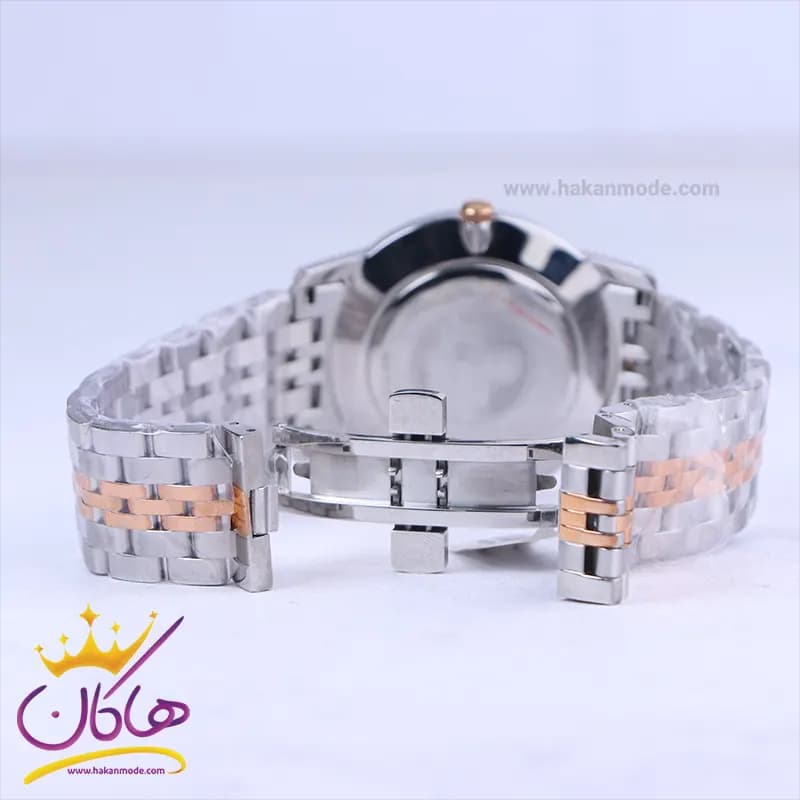ساعت مچی نوادا مردانه فلزی نقره ای رزگلد G 1373/1 — تصویر ۲