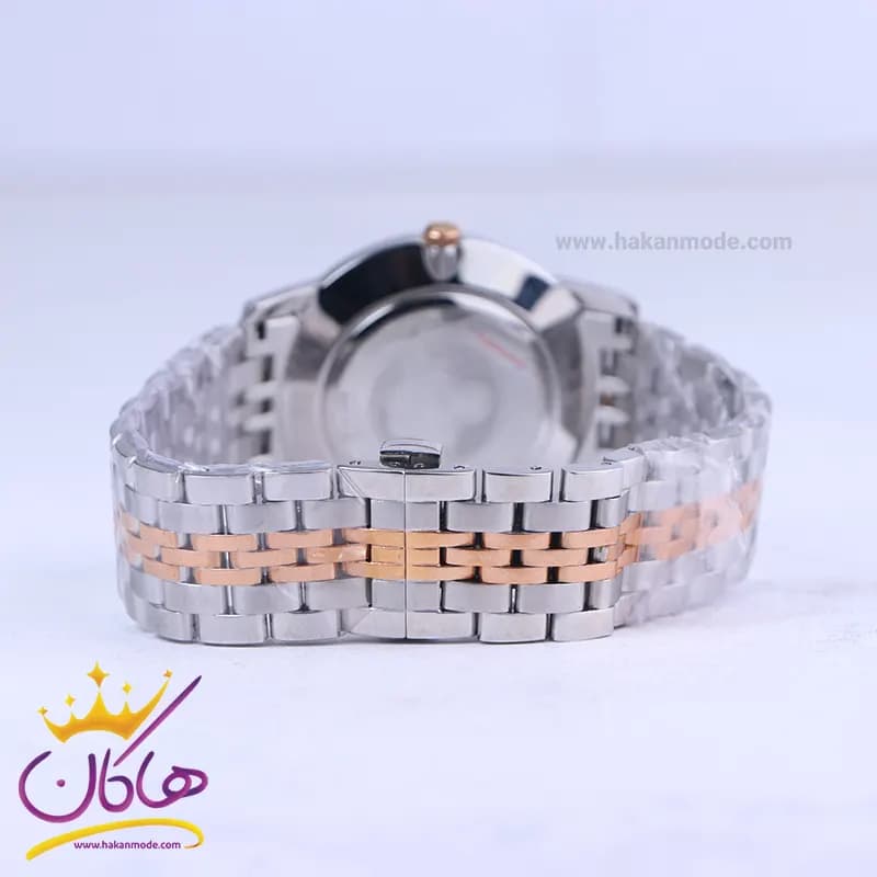 ساعت مچی نوادا مردانه فلزی نقره ای رزگلد G 1373/1 — تصویر ۳