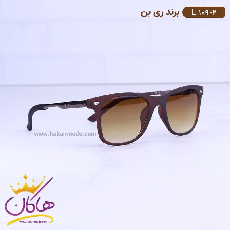 عینک آفتابی ری بن زنانه قهوه ای L 109/2 — تصویر ۳